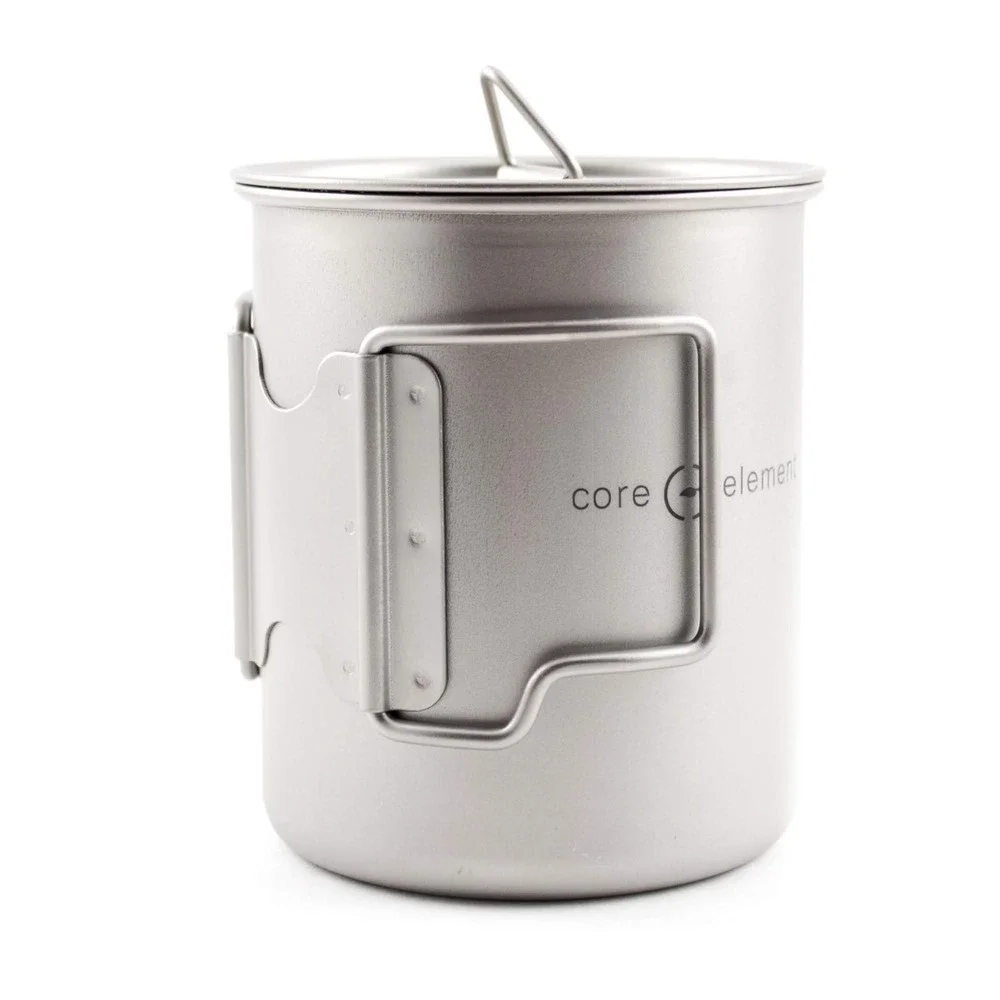 100% Titanium‎ Cookware Mug 15oz 450ml Cup Mug Ultralight with Pouch